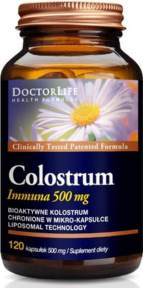 Doctor Life Colostrum Immunab Bioactive Colostrum 500mg Dietary Supplement