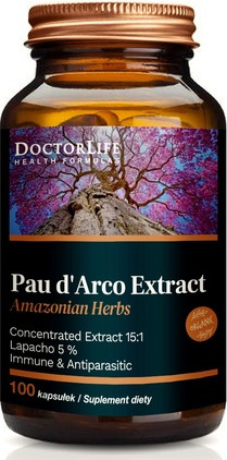Doctor Life Pau Darco Extrakt Rindenpulver Nahrungsergänzungsmittel