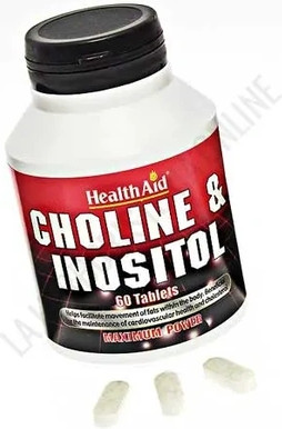 Nahrungsergänzungsmittel Health Aid Choline Inositol 250 mg 60 Tabletten