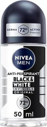 Unsichtbares Schwarz & Weiß Deodorant für Männer Roll-On