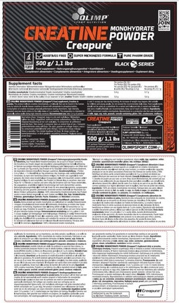 Creatine Monohydrate Creapure Olimp Sport Nutrition
