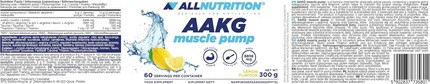 Allnutrition Aakg Muscle Pump V20