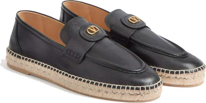 Espadrilles Valentino Garavani Black Leather