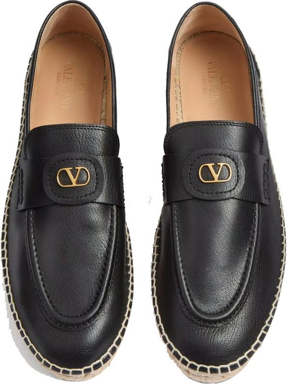 Espadrilles Valentino Garavani Black Leather