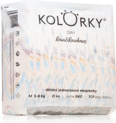 Kolorky Day Rain&Rainbow Одноразовые подгузники Размер M