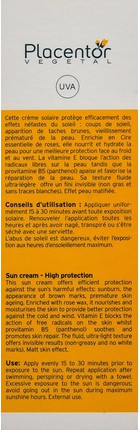 Sun Cream Placentor Vegetal