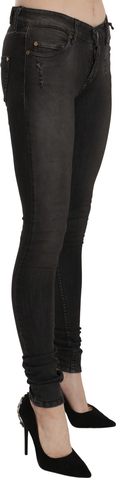 Low Waist Skinny Denim Pants Plein Sud