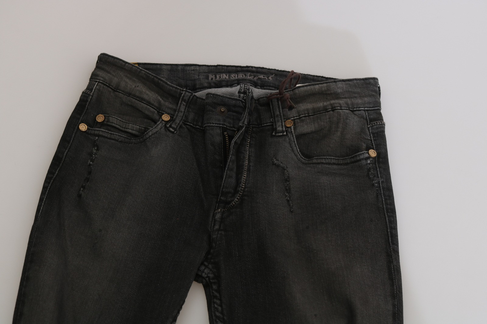 Low Waist Skinny Denim Pants Plein Sud