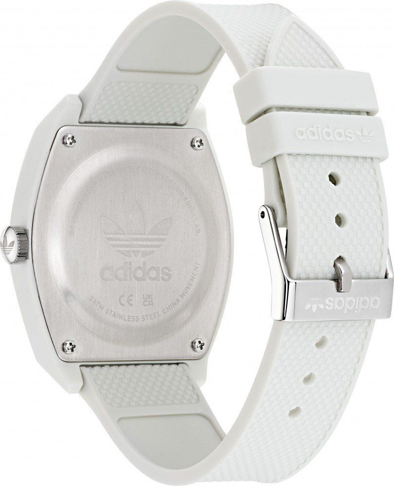 White Synthetic Dress Watch Adidas