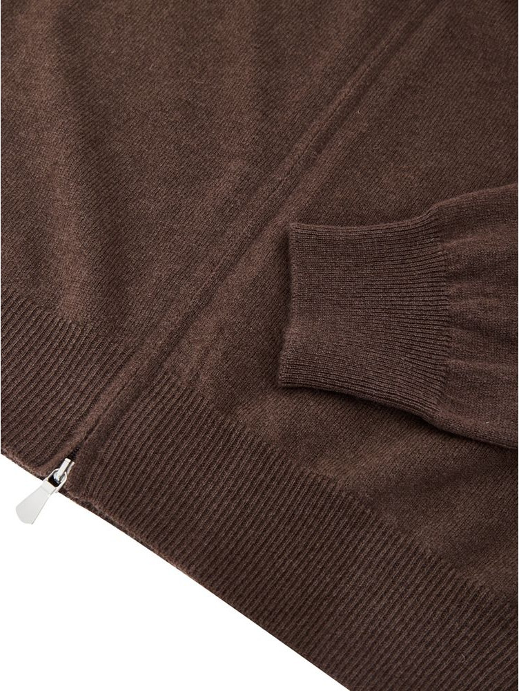 Brauner Wollcardigan