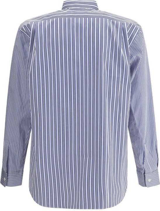 Blue Cotton Dress Shirt Comme Des Garcons
