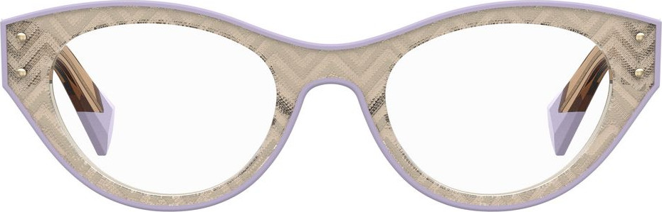 Brille mit zweifarbigem Recycling-Anteil (Gestell) Missoni
