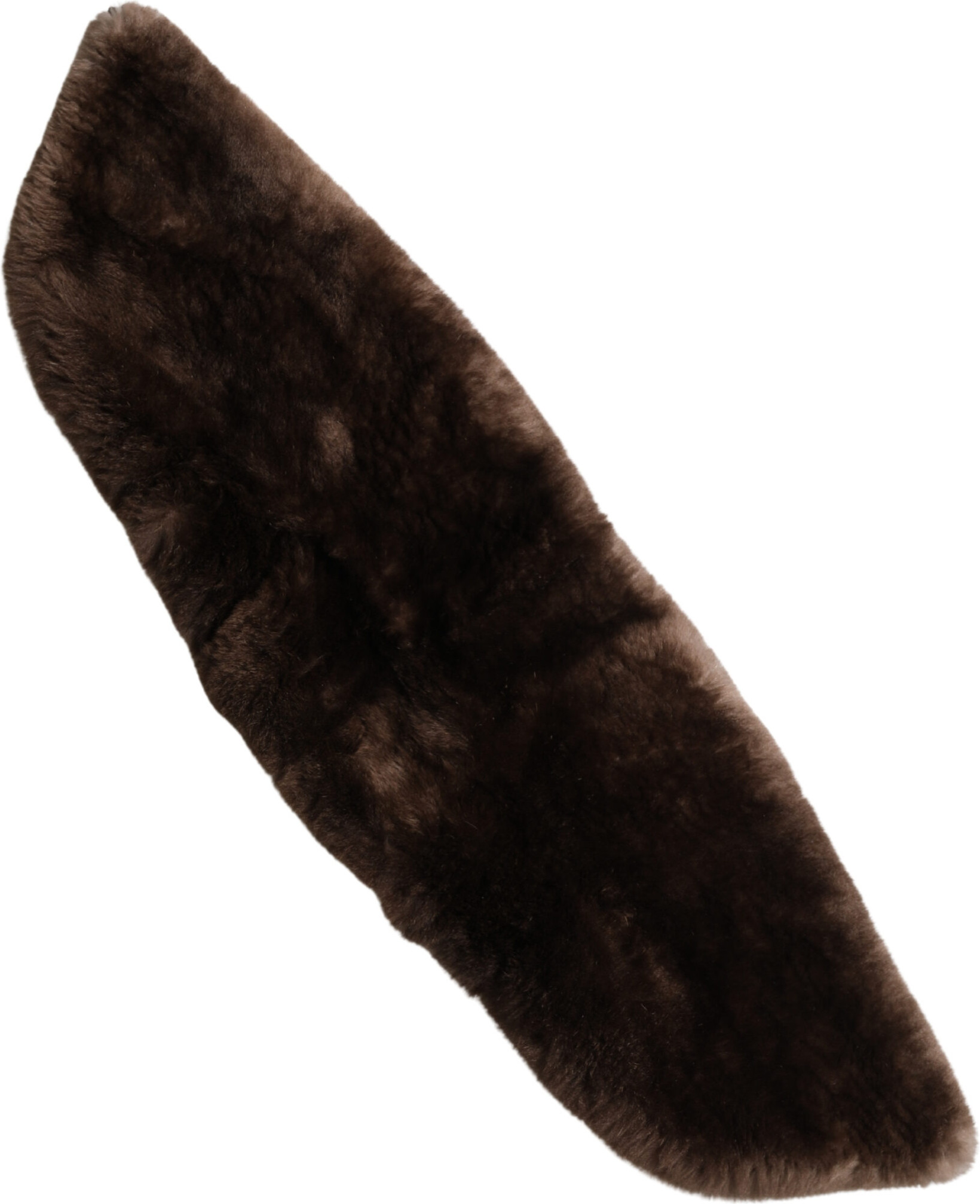 Brown Fur Shoulder Collar Neck Wrap Scarf Dolce & Gabbana