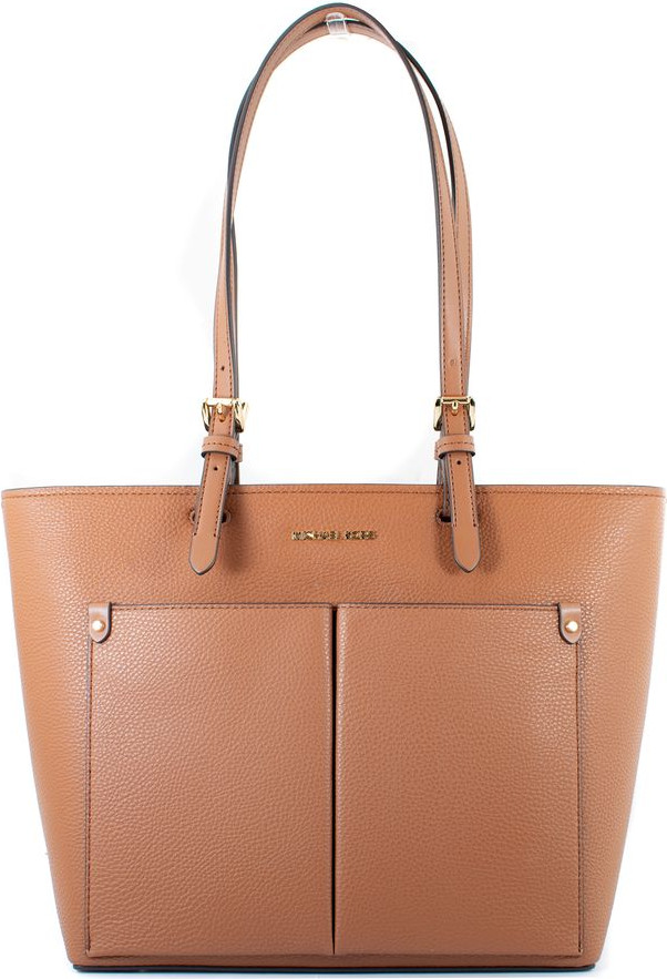Коричневая сумка через плечо Michael Kors из канваса