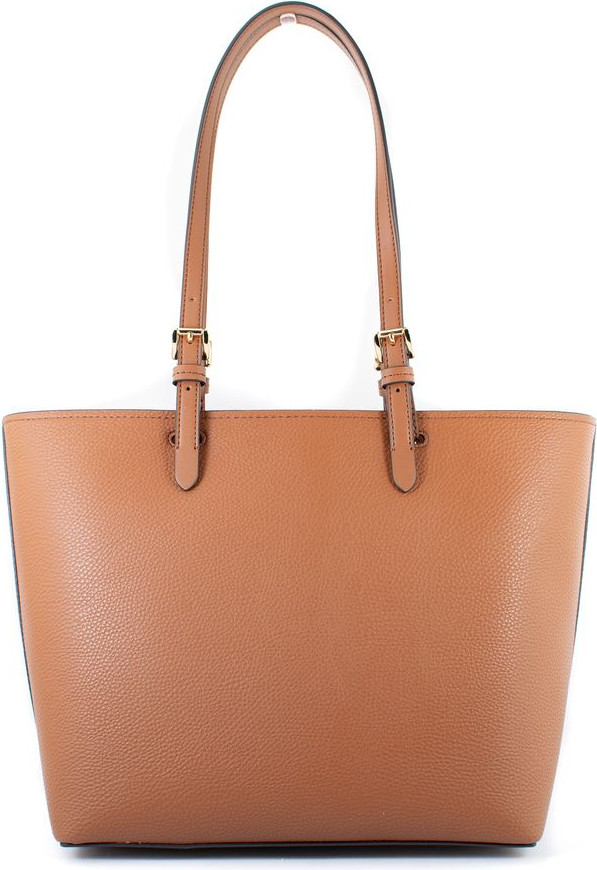 Коричневая сумка через плечо Michael Kors из канваса