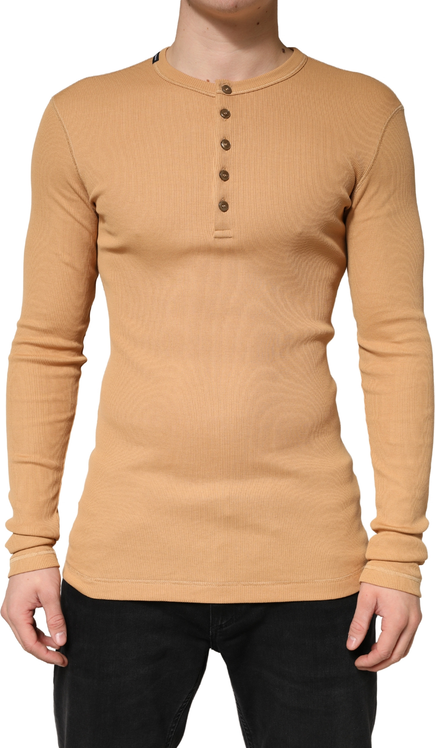 Long Sleeve Henley Sweater Dolce & Gabbana