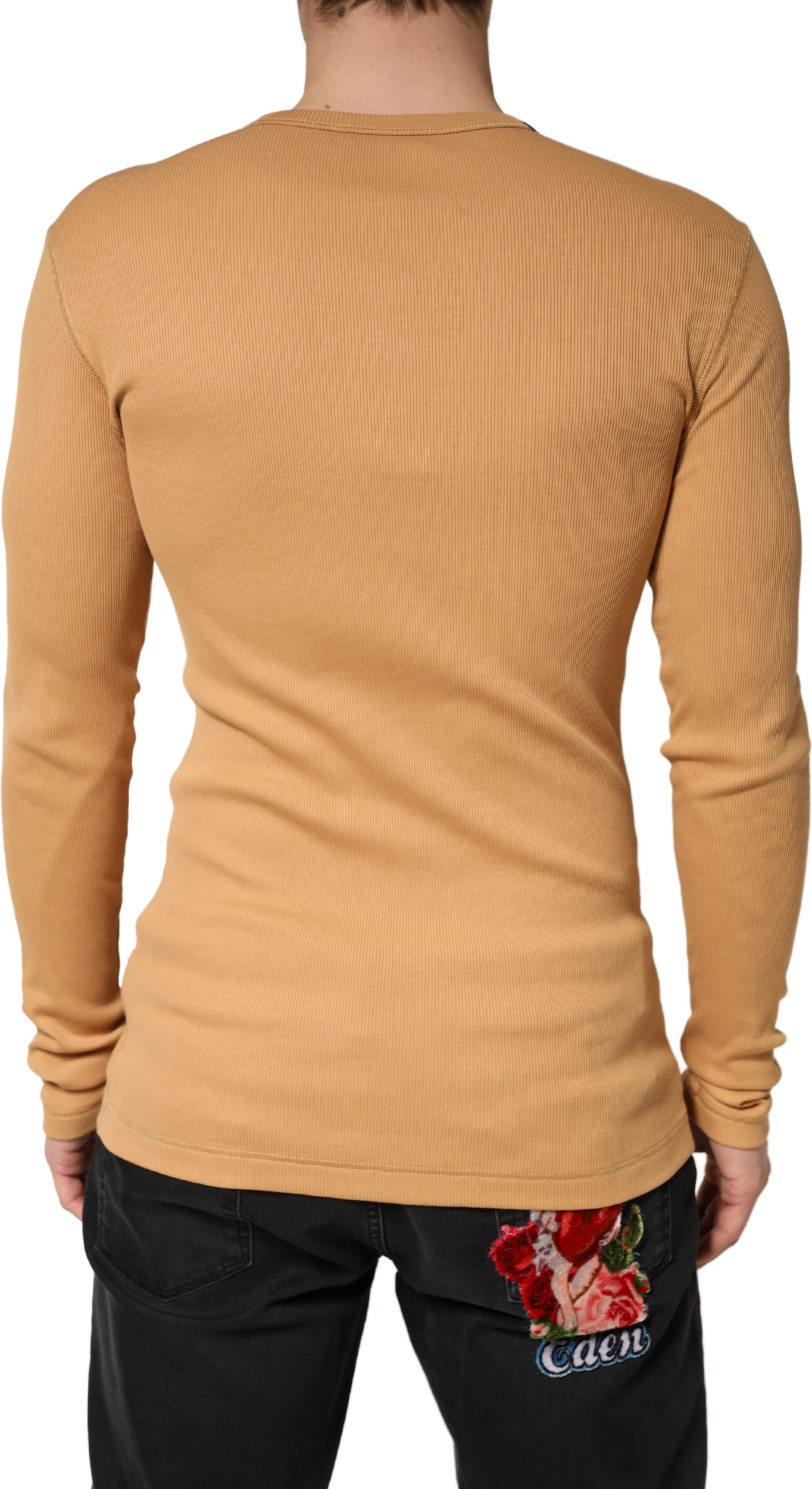 Long Sleeve Henley Sweater Dolce & Gabbana