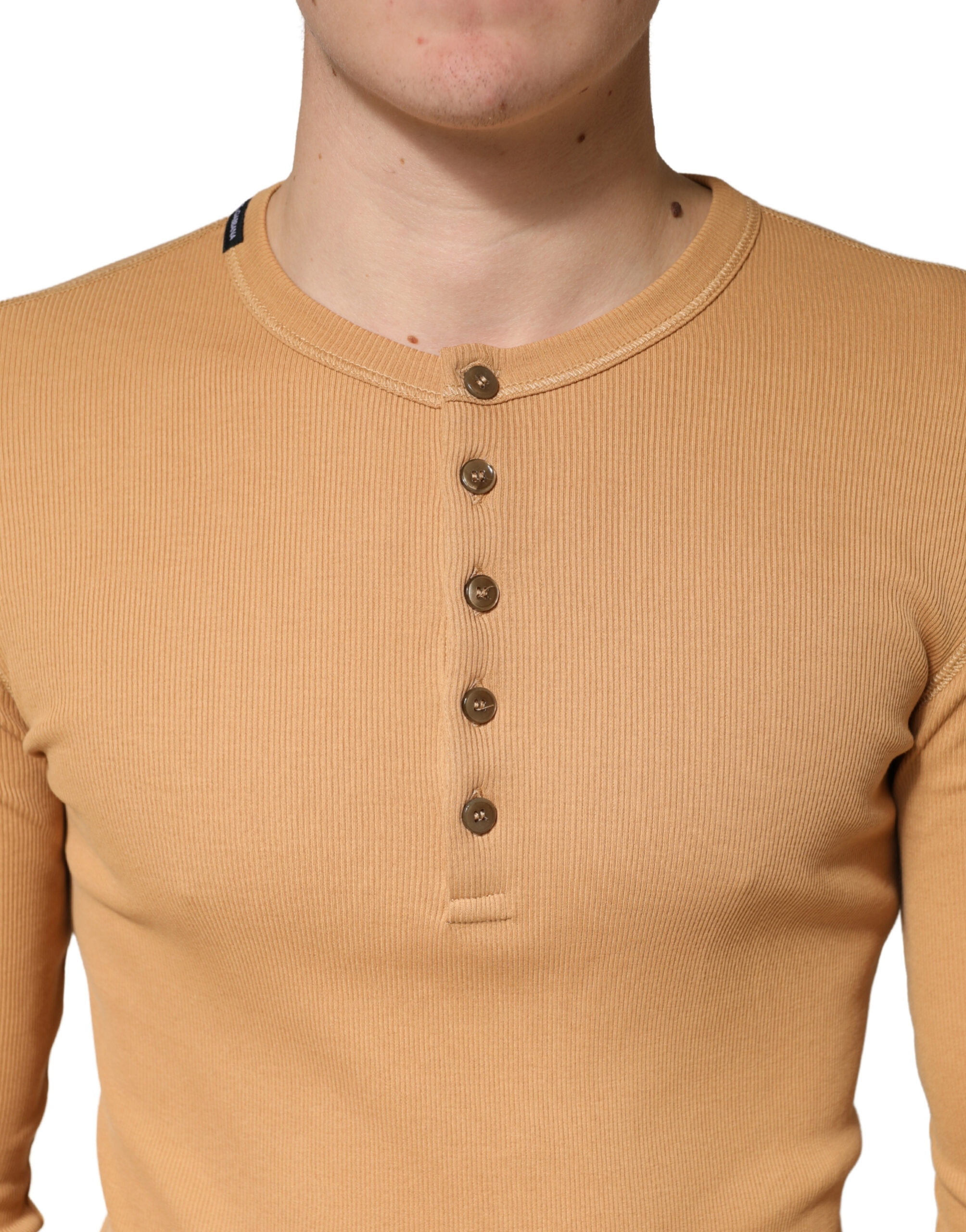 Long Sleeve Henley Sweater Dolce & Gabbana
