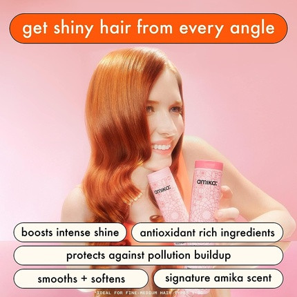 Shampoo Amika Mirrorball High Shine + Protect Antioxidant