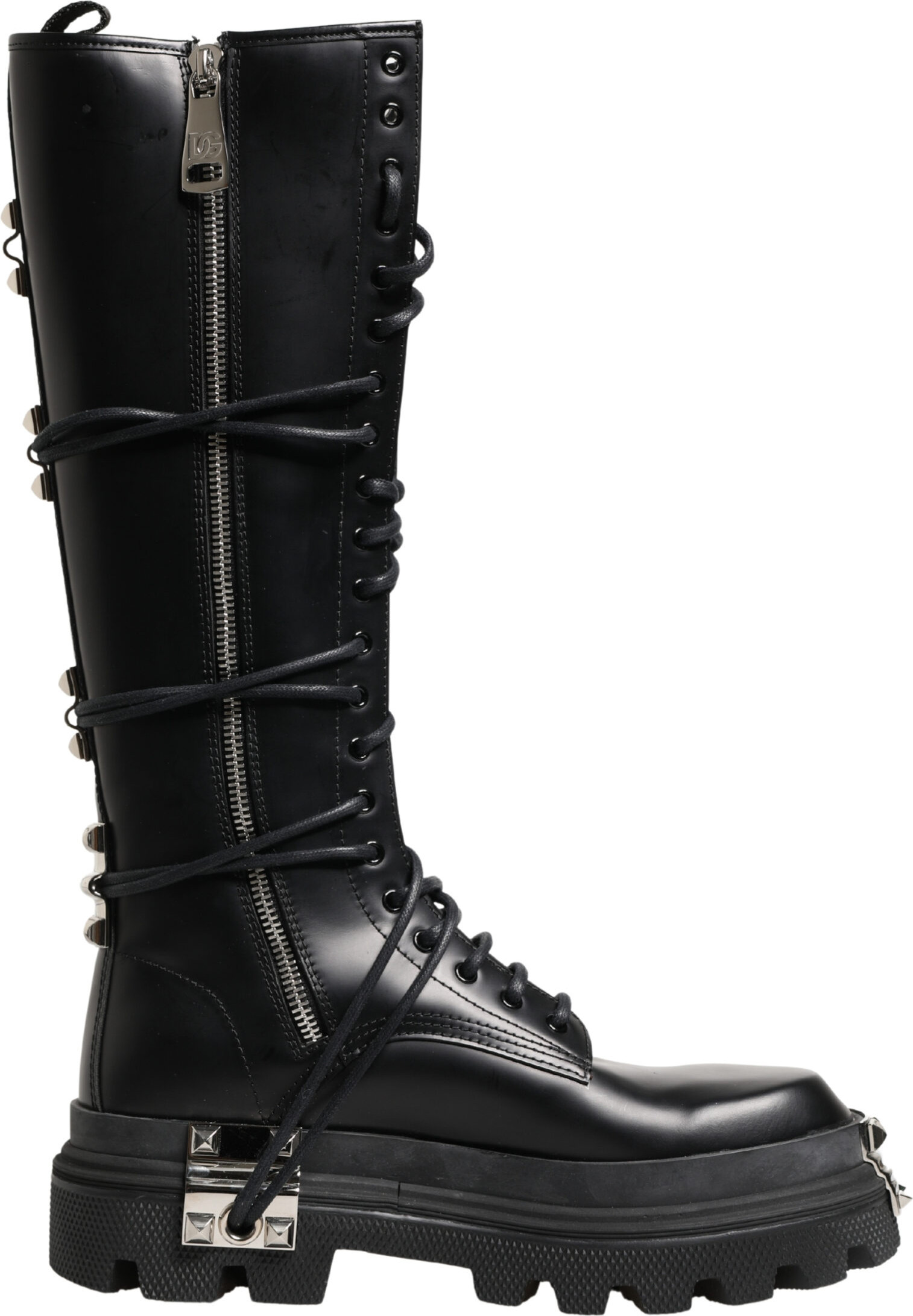 Knee High Combat Boots Dolce & Gabbana