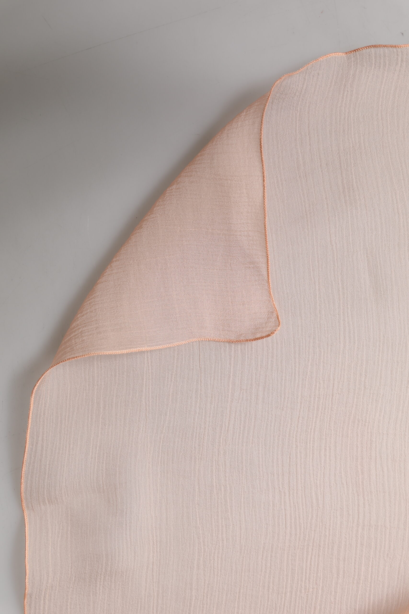 Dolce & Gabbana Peach Silk Square Foulard Neck Wrap Scarf