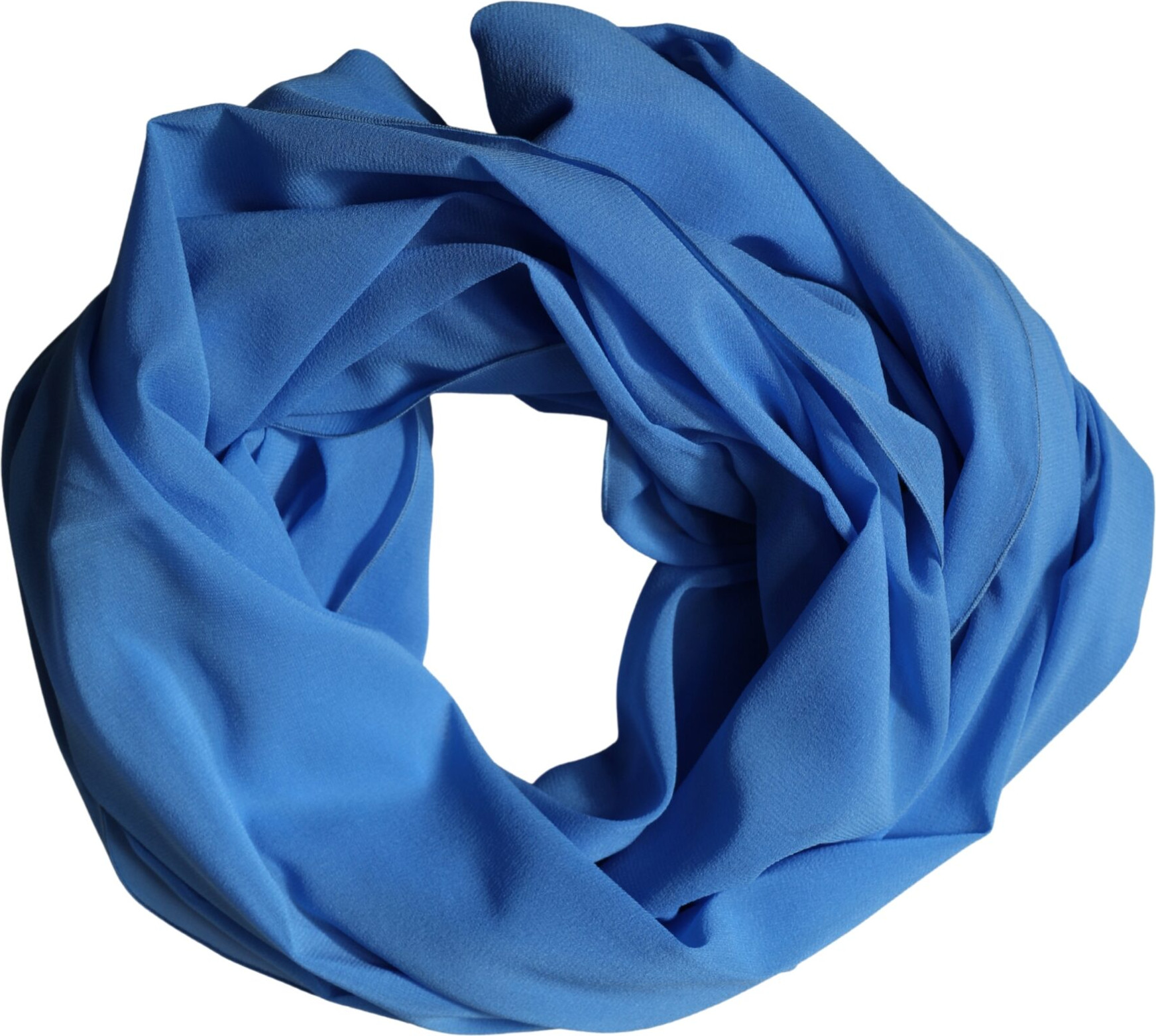 Blauer Seidenschal Stola Schal Dolce & Gabbana