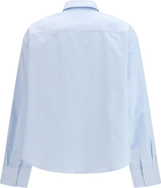 Blue Cotton Shirt AMI Paris