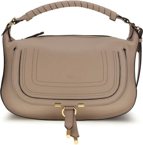 Сумка на плечо из кожи теленка Gray Calf Leather Bos Taurus