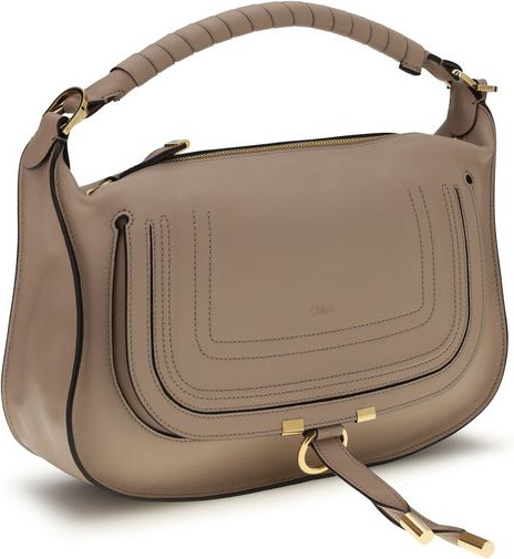 Сумка на плечо из кожи теленка Gray Calf Leather Bos Taurus