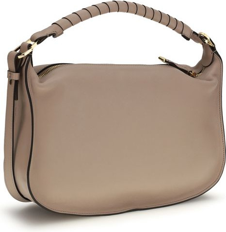 Сумка на плечо из кожи теленка Gray Calf Leather Bos Taurus