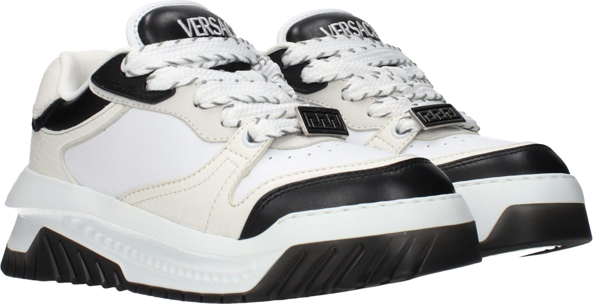 Sneakers Versace White Leather Low Top