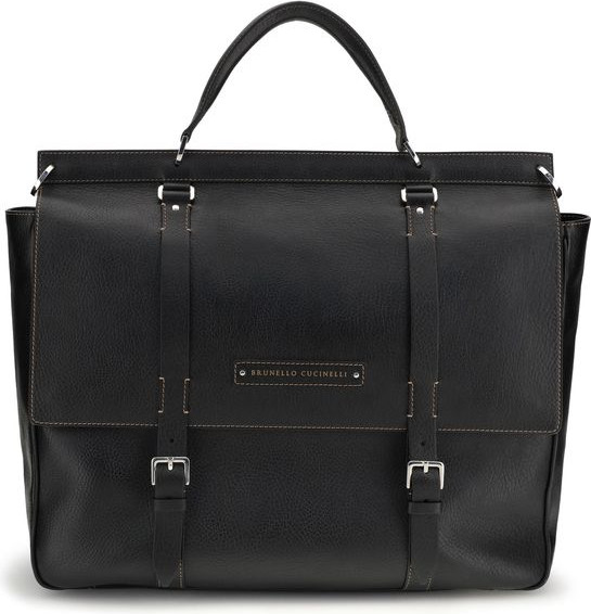 Black Calf Leather Bos Taurus Shoulder Bag