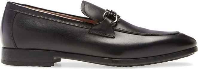 Black Calfskin Slip-On Loafers Salvatore Ferragamo