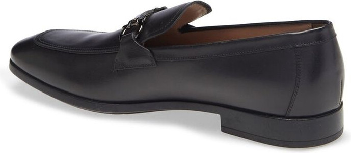 Black Calfskin Slip-On Loafers Salvatore Ferragamo