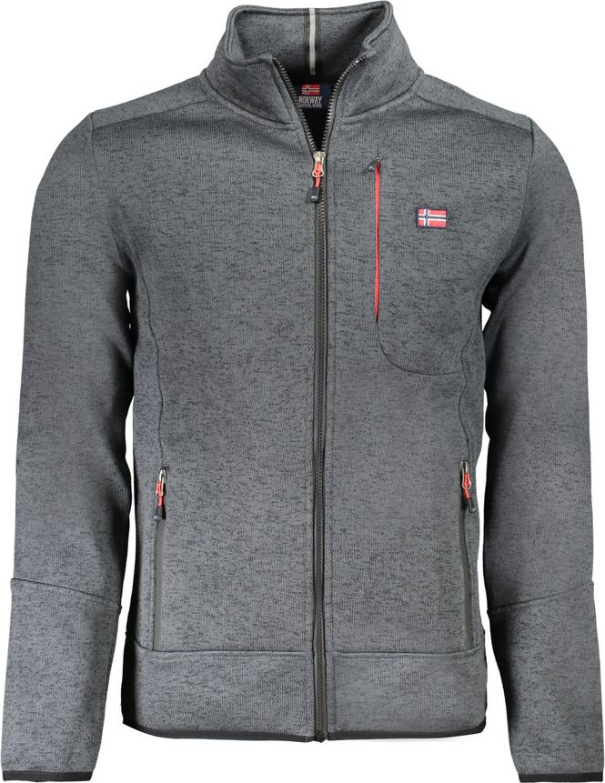 Толстовка Geographical Norway Grigio Полиэстер Мужская