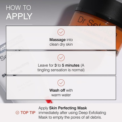 Tiefenwirksame Peeling Maske Dr Sebagh
