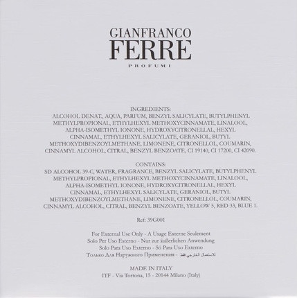Eau de Perfume Gianfranco Ferre Camicia 113