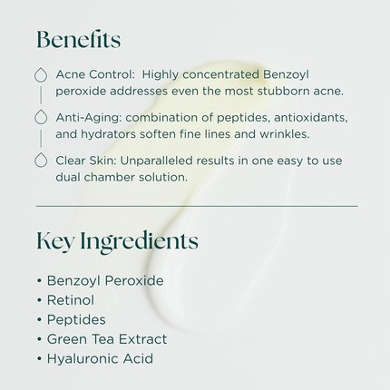 Cream Marini Skinsolutions Duality Benzoyl Peroxide 10 Akne-Behandlung