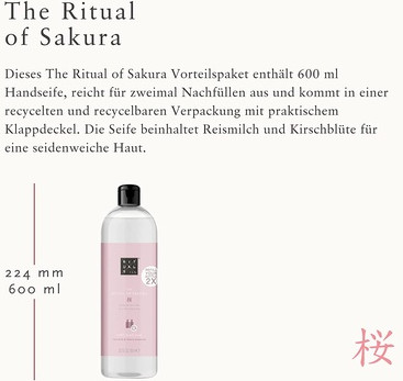 Hand Wash Rituals The Ritual of Sakura Refill