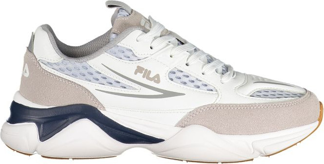 Белые полиэстеровые спортивные кроссовки Fila