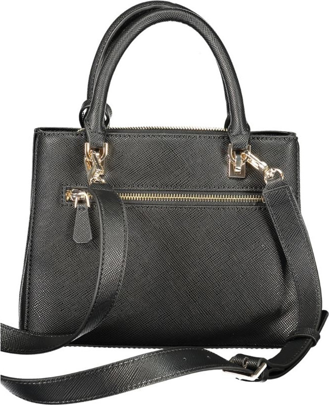 Black Polyurethane Women's Handbag Guess Shoes