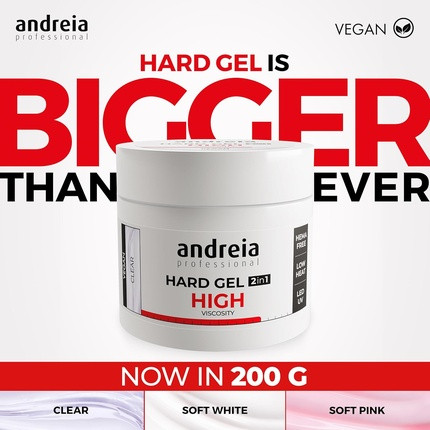 Andreia Professionelles Hart-Nagelgel
