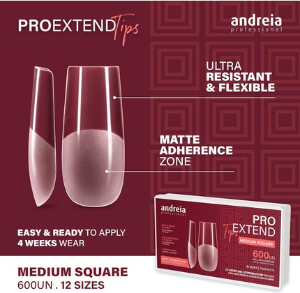 Andreia Professional Nail Tips for Gel Extensions