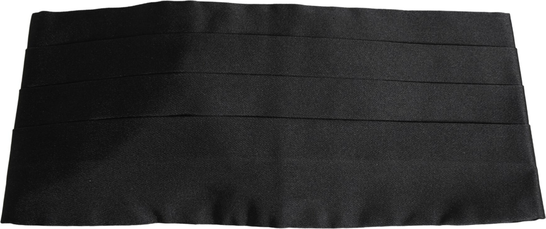 Black 100% Silk Wide Belt Waist Cummerbund Dolce & Gabbana