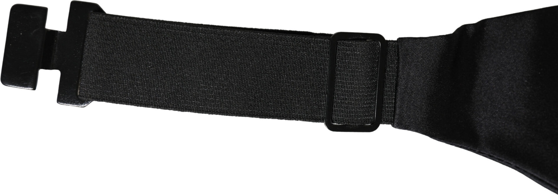 Black 100% Silk Wide Belt Waist Cummerbund Dolce & Gabbana