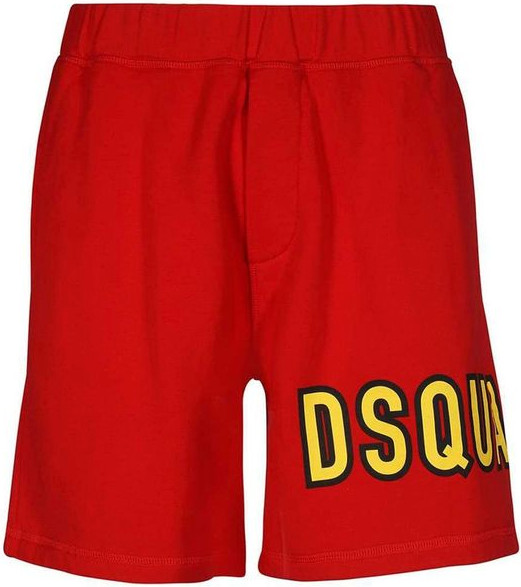 Multicolor Cotton Shorts Dsquared2