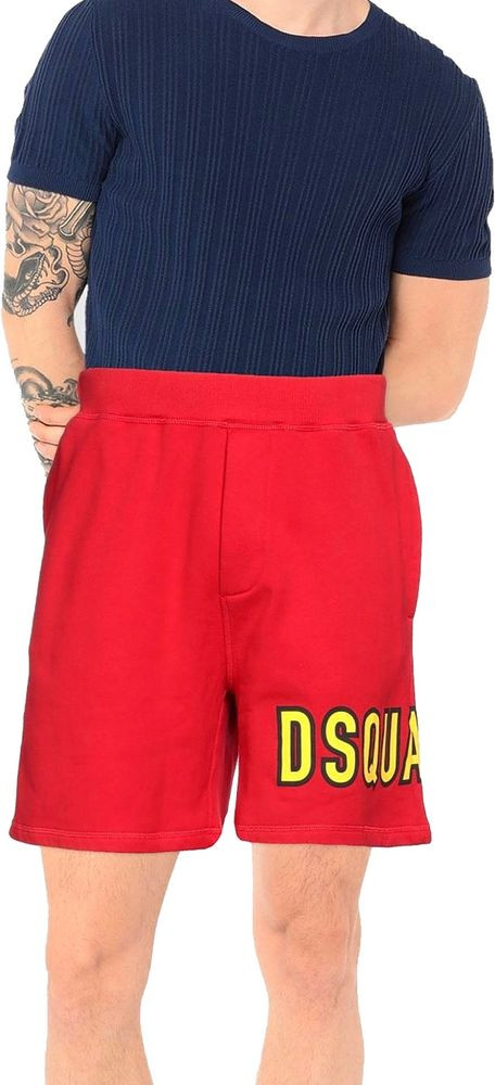 Multicolor Cotton Shorts Dsquared2