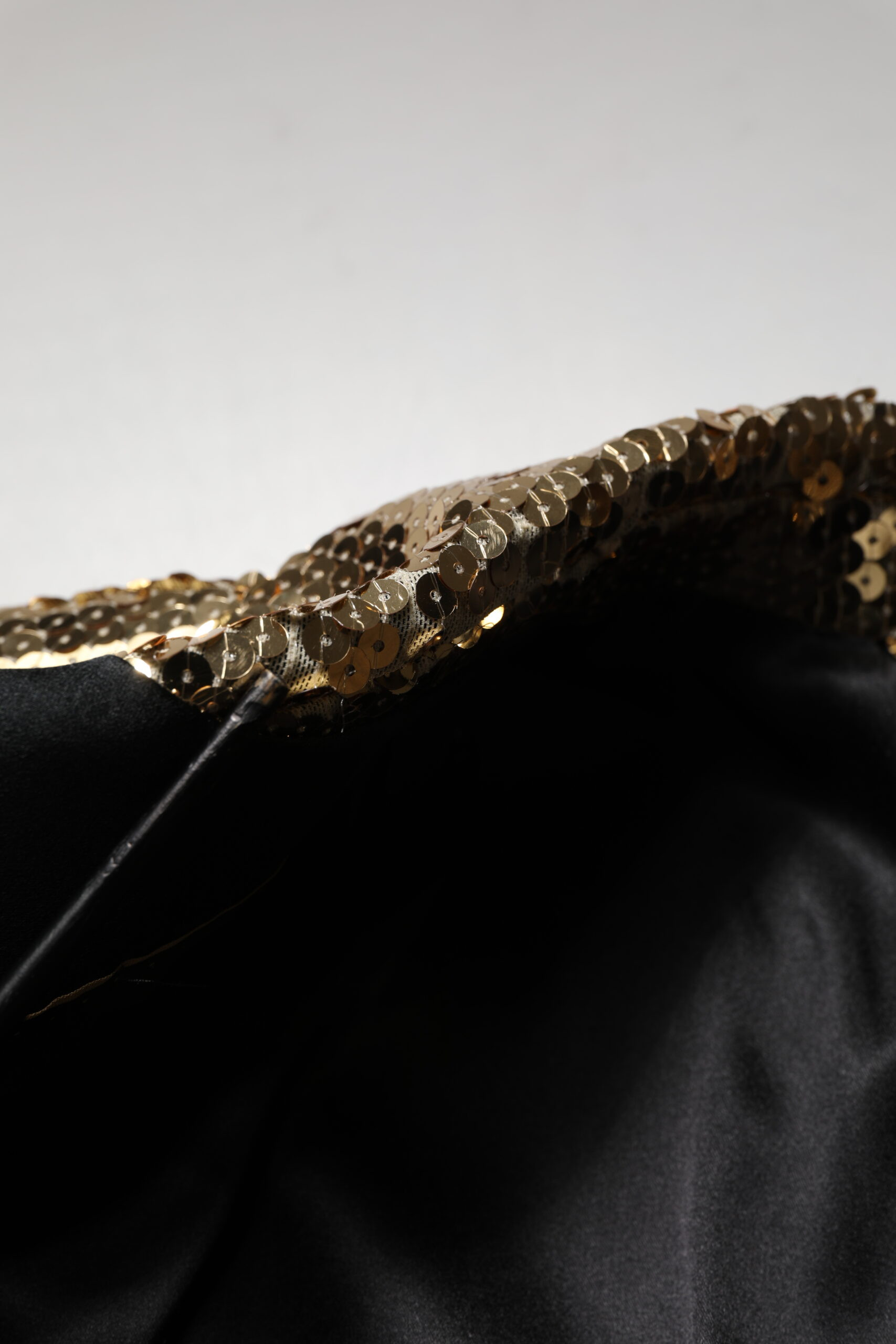Dolce & Gabbana Gold Pailletten Zweireihige Jacke Blazer