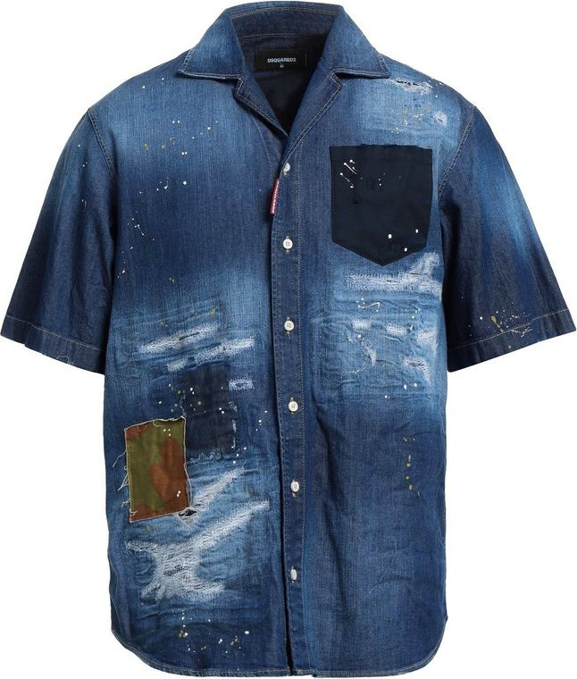 Blue Denim Shirt Dsquared2
