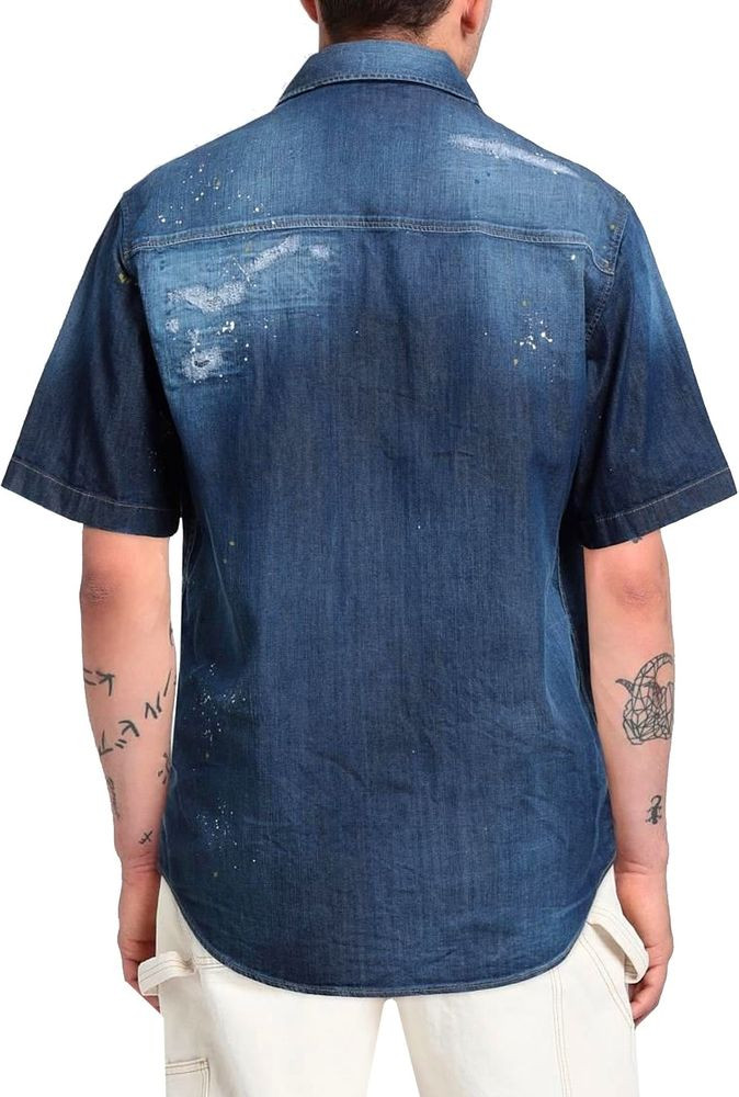 Blue Denim Shirt Dsquared2